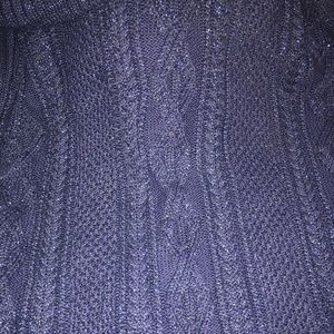 Blue sparkly sweater
